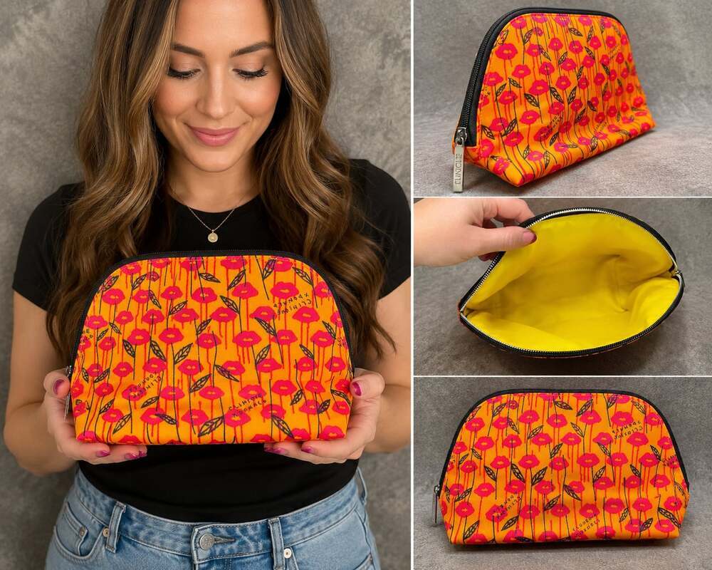 Clinique x Donald Robertson Limited Edition Cosmetic Travel Bag